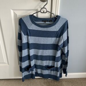 Blue striped tunic